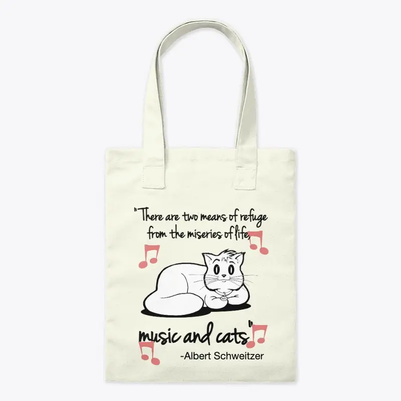 Music & Cats - Tote