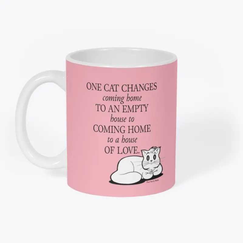 One Cat Changes - Mug