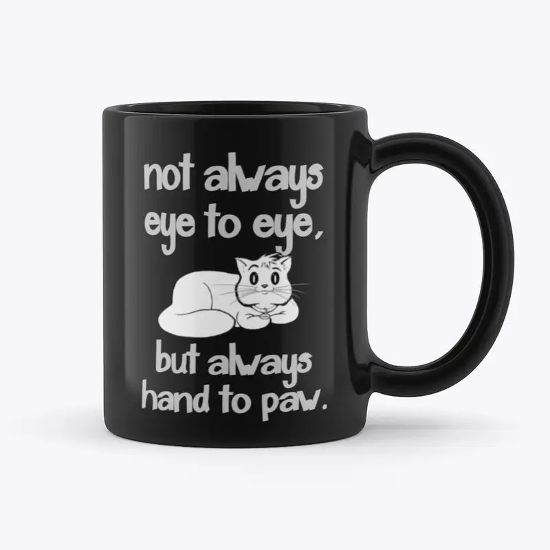 Not always eye to eye... - Mug