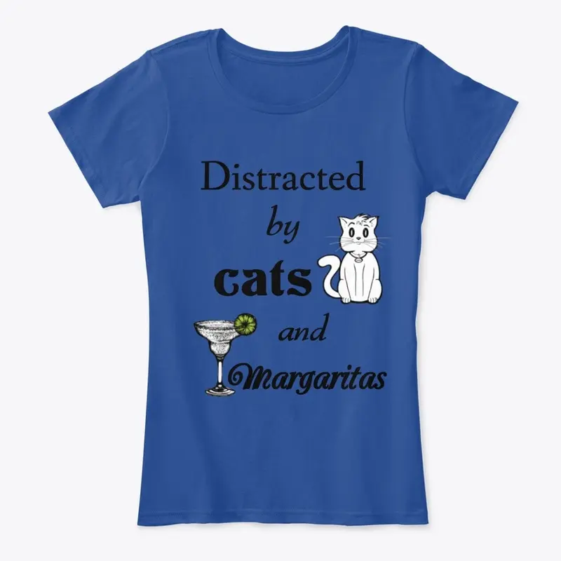 Distracted by Cats - Tee