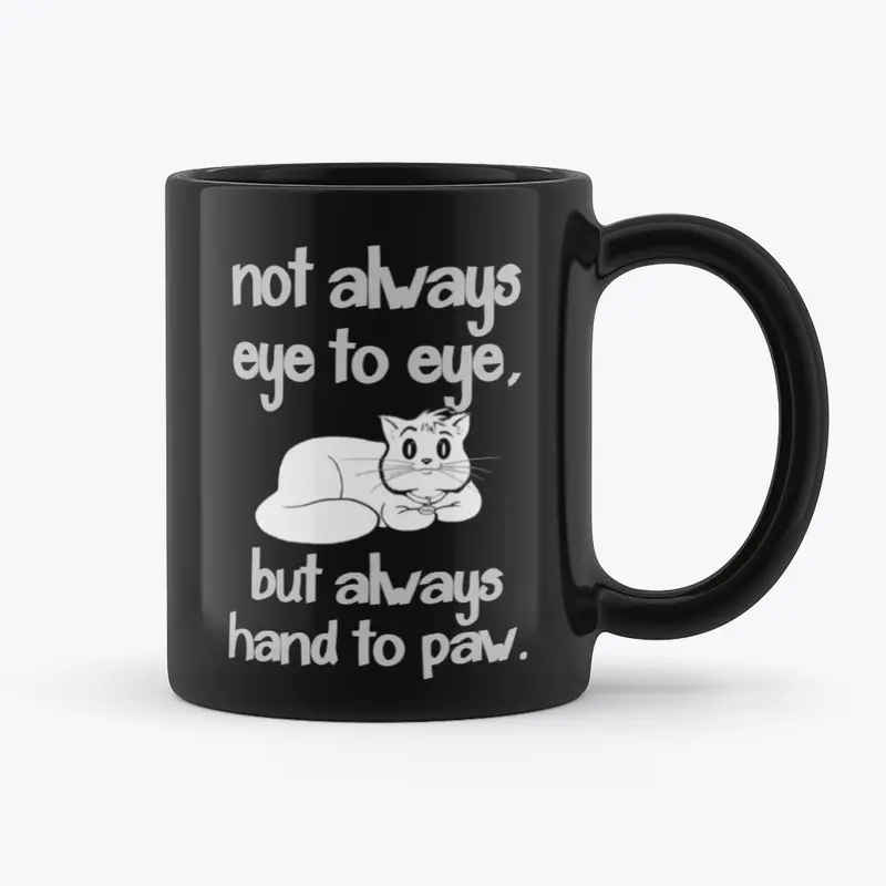 Not always eye to eye... - Mug